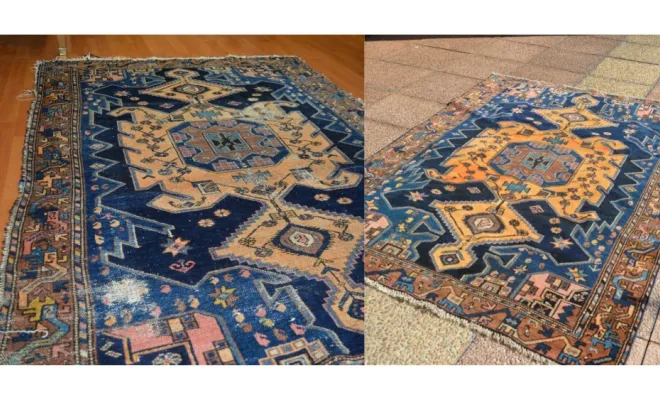 Restauration et nettoyage d'un tapis d'orient à Paris 16